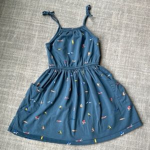 Tea Collection Girls Tie Shoulder Dress